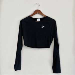 GYMSHARK LONG SLEEVE TRAINING CROP TOP